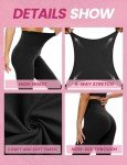 CAMPSNAIL 4 Pack Leggings for Women - High Waisted Soft Tummy Control Slimming Black Yoga Pants Workout Running Black
