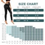 we fleece High Waisted Leggings for Women-Womens Black Workout Leggings Running Tummy Control Yoga Pants (Black, Large-X-Large)