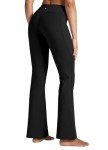 Willit Women's Yoga Pants Flare Leggings High Waist Bootcut Workout Leggings Tummy Control with Pockets 29" Black XL