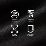 Willit 31" Women's Yoga Dress Pants Business Work Bootcut Pants Stretch Office Slacks with 4 Pockets Black L