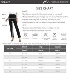 Willit 29" Women's Dress Yoga Pants Work Slacks Straight Leg Stretchy Office Pants with 4 Pockets Navy Blue L