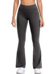 RELLECIGA Women's Anthracite Flare Leggings High Waist Bootleg Yoga Pants for Women Size Medium