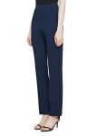 Urban CoCo Women's Yoga Dress Pants Stretchy Casual Slacks Straight Leg Work Pants with Pockets (Navy Blue, XL)