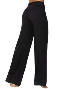 Sunzel Flare Yoga Pants Women, Wide Leg Sweatpants with Pockets, High Waist Tummy Control Comfy Lounge Pant