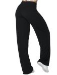 Sunzel Flare Yoga Pants Women, Wide Leg Sweatpants with Pockets, High Waist Tummy Control Comfy Lounge Pant