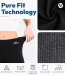 Nirlon Straight Leg Yoga Pants - Straight Leg Yoga Pants for Women Breathable Leggings for Women for Yoga Regular & Plus Size Pants for Women Yoga Work Pants for Women (M 32" Inseam, Black)