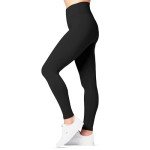SATINA High Waisted Leggings for Women - Women’s Leggings in Capri and Full Lengths - Yoga Pants - Regular and Plus Sizes