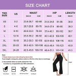 Nebility Bootcut Yoga Pants for Women Flared Leggings with Pocket Bootleg Casual Lounge Pants Work Pants Sweatpants Black