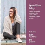 SATINA High Waisted Leggings for Women - Women’s Leggings in Capri and Full Lengths - Yoga Pants - Regular and Plus Sizes