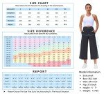 THE GYM PEOPLE Bootcut Yoga Pants Women High Waist Workout Lounge Capris Pants with Pockets Tummy Control Flare Crop Pants (Black, XX-Large)