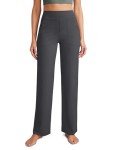 wkwmrpet Womens Plus Size Wide Leg Yoga Pants Casual High Waist Lounge Grey Sweatpants XL