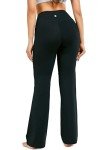 28"/30"/32"/34" Inseam Women's Bootcut Yoga Pants Long Bootleg High-Waisted Flare Pants with Pockets, Black, XX-Large/34" Inseam