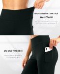 28"/30"/32"/34" Inseam Women's Bootcut Yoga Pants Long Bootleg High-Waisted Flare Pants with Pockets, Black, XX-Large/34" Inseam