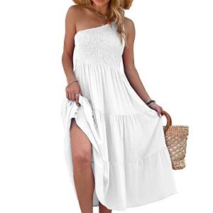 One Shoulder Summer Maxi Dress for Women