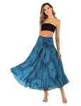 Alla Sim Women's 2-in-1 Boho Maxi Skirt Dress