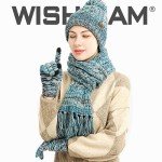 Cozy Women's Winter Hat, Scarf & Gloves Set