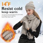 Women's Winter Hat, Scarf, and Gloves Set