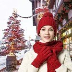 Cozy Winter Hat Scarf Glove Set for Women