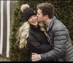 Warm Knit Beanie Hat with Faux Fur Pom