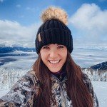 Warm Knit Beanie Hat with Faux Fur Pom