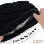 FURTALK Fleece-Lined Knit Beanie for Winter