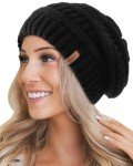 FURTALK Fleece-Lined Knit Beanie for Winter