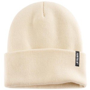 Warm Beige Knit Beanie Hat for All