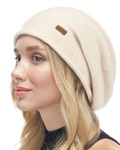 Cozy Cashmere Slouchy Beanie Hat for Women