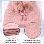 Warm Winter Balaclava Hat for Women - Pink