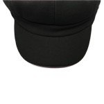 Elegant Black Women's Newsboy Cap and Beret