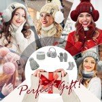 Winter Knit Set: Hat, Scarf, Gloves & Earmuffs