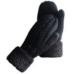 Cozy Wool Knit Winter Gloves for Women