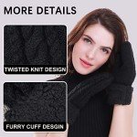 Cozy Wool Knit Winter Gloves for Women