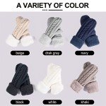 Cozy Wool Knit Winter Gloves for Women