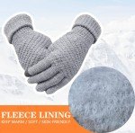Warm Fleece-Lined Touchscreen Winter Gloves - 2 Pairs