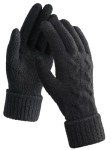 Warm Touch Screen Gloves for Women - Black