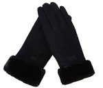 Woogwin Women's Touch Screen Winter Gloves - Black