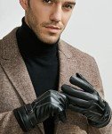 Warm Windproof Touchscreen Leather Gloves for Everyone