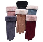 Woogwin Women's Touch Screen Winter Gloves - Black