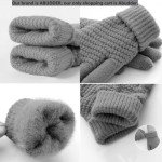 4 Pairs Women's Fleece Lined Touchscreen Winter Gloves