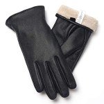 Women's Warm Leather Touch Screen Winter Gloves