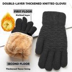 Warm Touch Screen Knit Gloves for Women (2 Pairs)