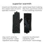 Women's Fleece-Lined Touchscreen Cold Weather Gloves