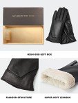Women's Warm Touchscreen Leather Winter Gloves