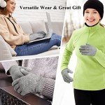 Cozy Thermal Touchscreen Gloves for Women - 2 Pairs