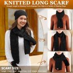 Voqeen Women's 5-Piece Hat and Scarf Set