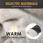 Warm Touchscreen Sheepskin Leather Gloves for Women