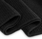 Loowoko Women's Waffle Knitted Plush Scarf