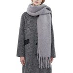 Cozy Colorful Chunky Oversized Winter Scarf