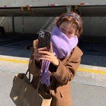 Cozy Colorful Chunky Oversized Winter Scarf